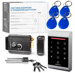 Комплект СКУД Undino KIT-ACP101EM-G эл. механический замок, считыватель RFID