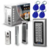 Система СКУД KIT-S601EM-WP-180 электромагнитный замок 180 кг, панель металлическая, всепогодная
