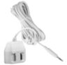 Комплект защиты от протечек KIT-QT0702-DN15 на 1/2" с проводными датчиками протечки 6 метров, блоком управления
