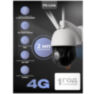 Поворотная камера видеонаблюдения 4G 2Мп 1080P PST GBH22X20 с 22x оптическим зумом