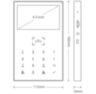 Охранная сигнализация WIFI/GSM PS-PG109-4GEU 4G LTE с сенсорными кноками, экраном 4.3", RFID ключами 125кГц