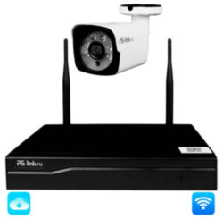 Комплект видеонаблюдения WIFI 5Мп  KIT-W501TB беспроводной, 1 камера для улицы, ночное видение, удаленный доступ
