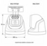 Комплект IP-видеонаблюдения KIT-A408IP-POE 4 Мп, 8 купольных IP-камер, NVR, 8 PoE портов