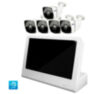 Комплект видеонаблюдения IP Ps-Link KIT-C205IP-POE-LCD / 2Мп / 5 камер / монитор
