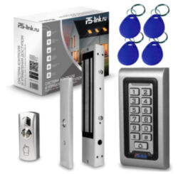 Система СКУД Ps-Link KIT-S601EM-WP-280LED / магнитный замок 280 кг / кодовая панель / RFID