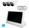 Комплект видеонаблюдения IP Ps-Link KIT-C503IP-POE-LCD / 5Мп / 3 камеры / монитор