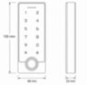 Комплект СКУД KIT-TF2EM-WP-W-SL отпечаток пальца, кодовая панель, металлическая, RFID, WIFI