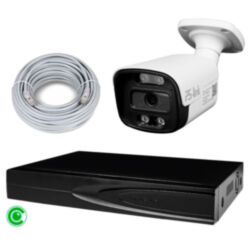 Комплект видеонаблюдения IP 8Мп  KIT-C801IP-ST 1 камера для улицы, умная аналитика, детекция человека, детекция автомобиля, область вторжения
