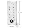 Комплект СКУД KIT-TB2EM-WP-280 эл. магнитный замок 280кг, сенсорная панель, RFID