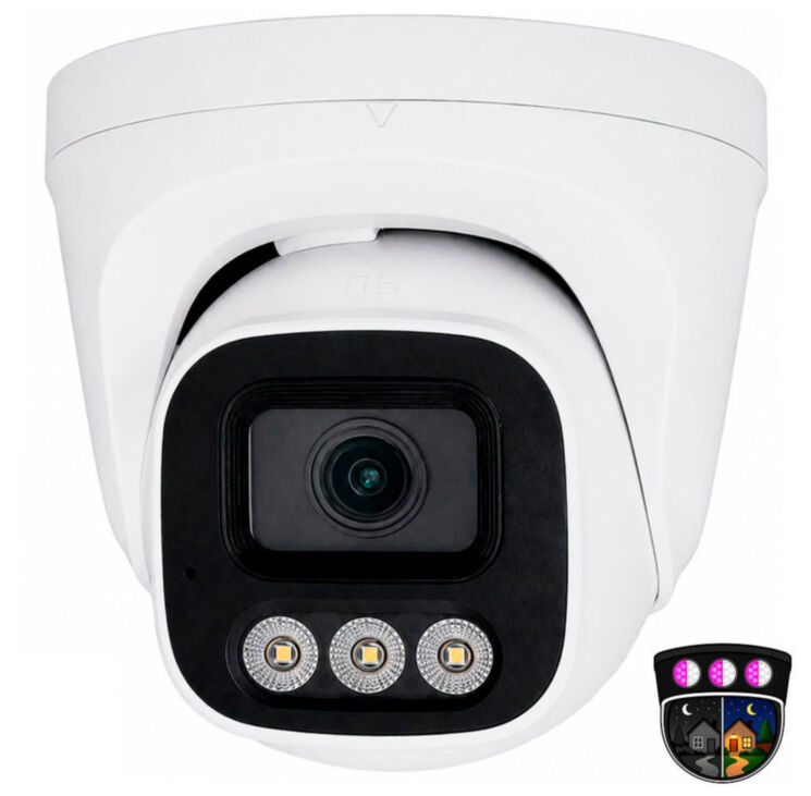 Камера видеонаблюдения IP 4Мп IP304, цифровая для помещения, ИК-подсветка, LED-подсветка, пластиковый корпус, без микрофона