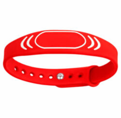 Браслет доступа RFID Mifare PS-W032-MF Красный, с фиксатором, 13.56 МГц, без перезаписи