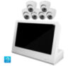 Комплект видеонаблюдения IP Ps-Link KIT-A506IP-POE-LCD / 5Мп / 6 камер / монитор