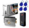 Система СКУД KIT-M010EM-WP-SSM на 1 дверь, электромеханический НЗ замок, уличный контроллер 10000 карт, EM-Marine 125кГц