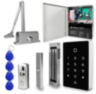 Система СКУД KIT-T12EM-180UPS с доводчиком 40, блоком резервного питания, 7Ач, сенсорная панель