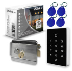 Система СКУД  KIT-T12EM-SS с электромеханическим замком