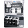 Комплект видеонаблюдения IP 8Мп KIT-C808IP-ST 8 камер для улицы, умная аналитика, детекция человека, детекция автомобиля, область вторжения