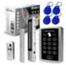Система СКУД KIT-ACM323-350 для помещений с клавиатурой, RFID-ключами, кнопкой выхода и магнитным замком 350 кг