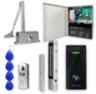 Система СКУД KIT-M010EM-350UPS с доводчиком 85, блоком резервного питания, 7Ач, 10000 карт