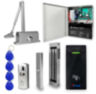 Система СКУД KIT-M010EM-180UPS с доводчиком 40, блоком резервного питания, 7Ач