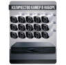 Комплект видеонаблюдения IP 8Мп KIT-C815IP-ST 15 камер для улицы, умная аналитика, детекция человека, детекция автомобиля, область вторжения