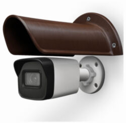 Козырёк для камеры видеонаблюдения  Cover-L большой уличный, коричневый