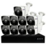 Комплект видеонаблюдения IP 2Мп KIT-С209IP-POE 9 камер с ночной съемкой для улицы, с датчиком движения, питание PoE
