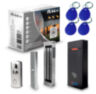 Система СКУД KIT-M010EM-WP-180 на 1 дверь, электромагнитный НО замок 180 кг, контроллер 10000 карт, EM-Marine 125 кГц