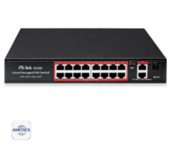 Коммутатор POE  PS-216G управляемый, с удалённым доступом, 16 портов POE