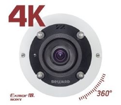 IP камера Beward BD3990FL2 панорамная с микрофоном 12 МП, 1/1,7", Fisheye, 1.65 мм, ИК - 5 м, 60 к/с, День/ночь