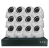 Комплект видеонаблюдения IP Ps-Link KIT-A812IP-POE / 8Мп / 12 камер / питание POE