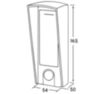 Козырёк для панели доступа Ps-Link PS-HF3-WF медный уличный