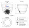 Комплект видеонаблюдения AHD 5Мп KIT-A504HD-MX