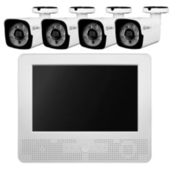 Комплект видеонаблюдения AHD 5Мп  KIT-C9504HD 4 камеры для улицы, регистратор с монитором