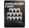 Комплект видеонаблюдения IP 5Мп KIT-A511IPM-POE 11 камер с микрофоном для помещения, питание PoE, ночная съёмка