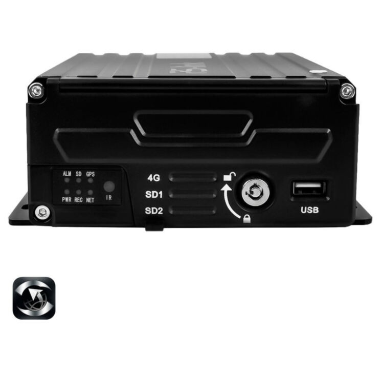 Автомобильный видеорегистратор 4 канала HDD 4G GPS PS-C104-H2