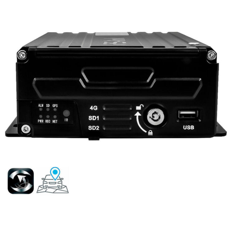 Автомобильный видеорегистратор 8 каналов HDD 4G GPS PS-C108-H2 запись на HDD