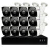Комплект видеонаблюдения IP 5Мп KIT-С512IP-POE 12 камер с ночной съемкой для улицы, с датчиком движения, питание PoE