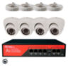 Комплект видеонаблюдения IP 5Мп KIT-A504POE-YE-LT 4 камеры с сервисом IPEYE, для ПВЗ, офиса, производства