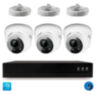 Комплект видеонаблюдения IP 8Мп KIT-A803IPM-POE 3 камеры 8Мп с микрофоном для помещения, питание PoE, ночная съёмка