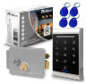 Система СКУД KIT-1203EM-G на 1 дверь, панель со считывателем RFID 125кГц EM-Marine, замок серый, НЗ тип