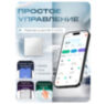 Умный сенсорный трехканальный WIFI выключатель WF-E3 Белый