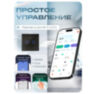 Умный сенсорный двухканальный WIFI выключатель WF-E2 Черный