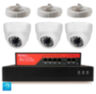 Комплект видеонаблюдения IP 2Мп KIT-A203IP-PL 3 камеры, программный датчик движения, удаленный доступ, ночное видение