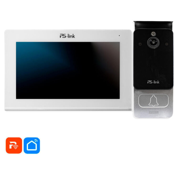 Комплект видеодомофона PS-i730TM IP 7", белый, умный, с WiFi и вызывной панелью