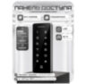 Система СКУД KIT-T1202EM-WP-W-B черный замок тип НЗ, сенсорная панель, RFID 125кГц, WIFI модуль, приложение