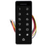 Система СКУД KIT-T1202EM-WP-W-B черный замок тип НЗ, сенсорная панель, RFID 125кГц, WIFI модуль, приложение