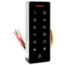 Система СКУД KIT-T1202EM-WP-W-B черный замок тип НЗ, сенсорная панель, RFID 125кГц, WIFI модуль, приложение