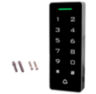 Система СКУД KIT-T1202EM-WP-W-B черный замок тип НЗ, сенсорная панель, RFID 125кГц, WIFI модуль, приложение
