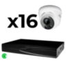 Комплект видеонаблюдения IP 8Мп KIT-A816IP-ST 16 камер для помещения, аналитика, детекция человека, область вторжения