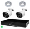 Комплект видеонаблюдения IP 8Мп KIT-C802IP-ST 2 камеры для улицы, умная аналитика, детекция человека, детекция автомобиля, область вторжения
